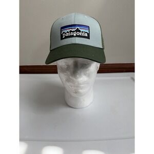 Patagonia p-6 logo lopro trucker hat birch Thermal Blue One Size